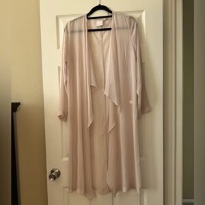 Laura Conrad Sheer, Full length Cardigan/Duster - Full Length